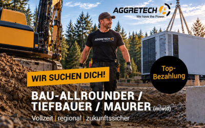 Wir suchen Bau-Allrounder / Tiefbauer / Maurer